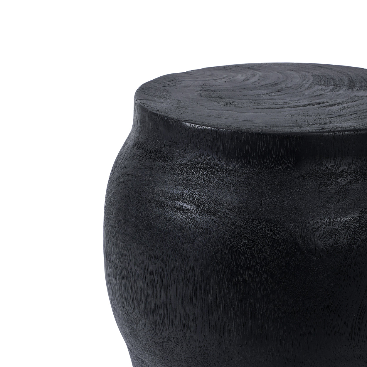 The Solid Stool - Black