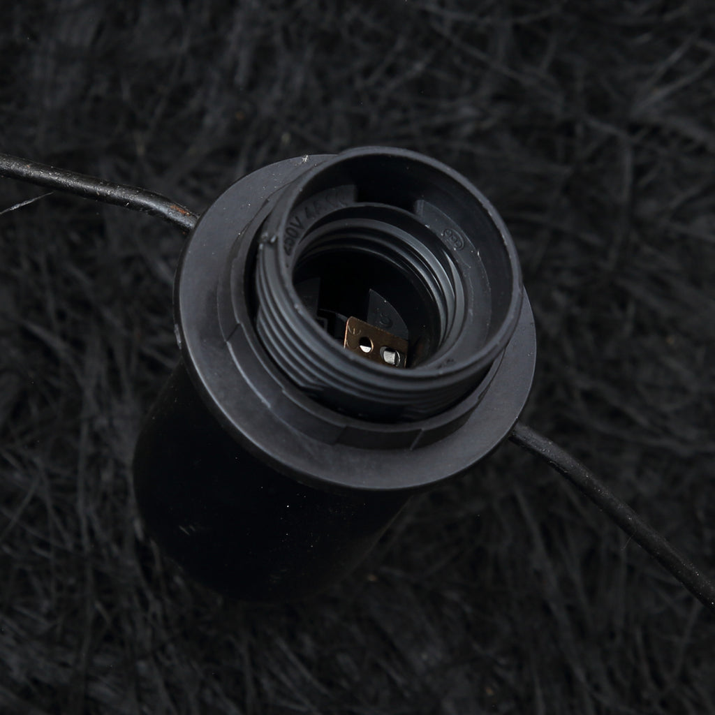 The Abaca Disc Pendant - Black