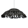 The Abaca Disc Pendant - Black