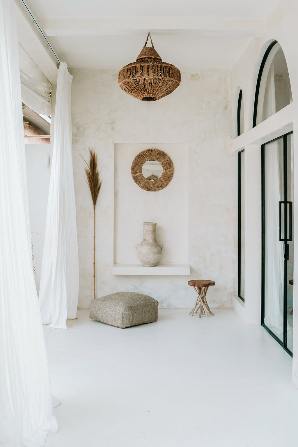 The Tulum Tropic Side Table - Natural