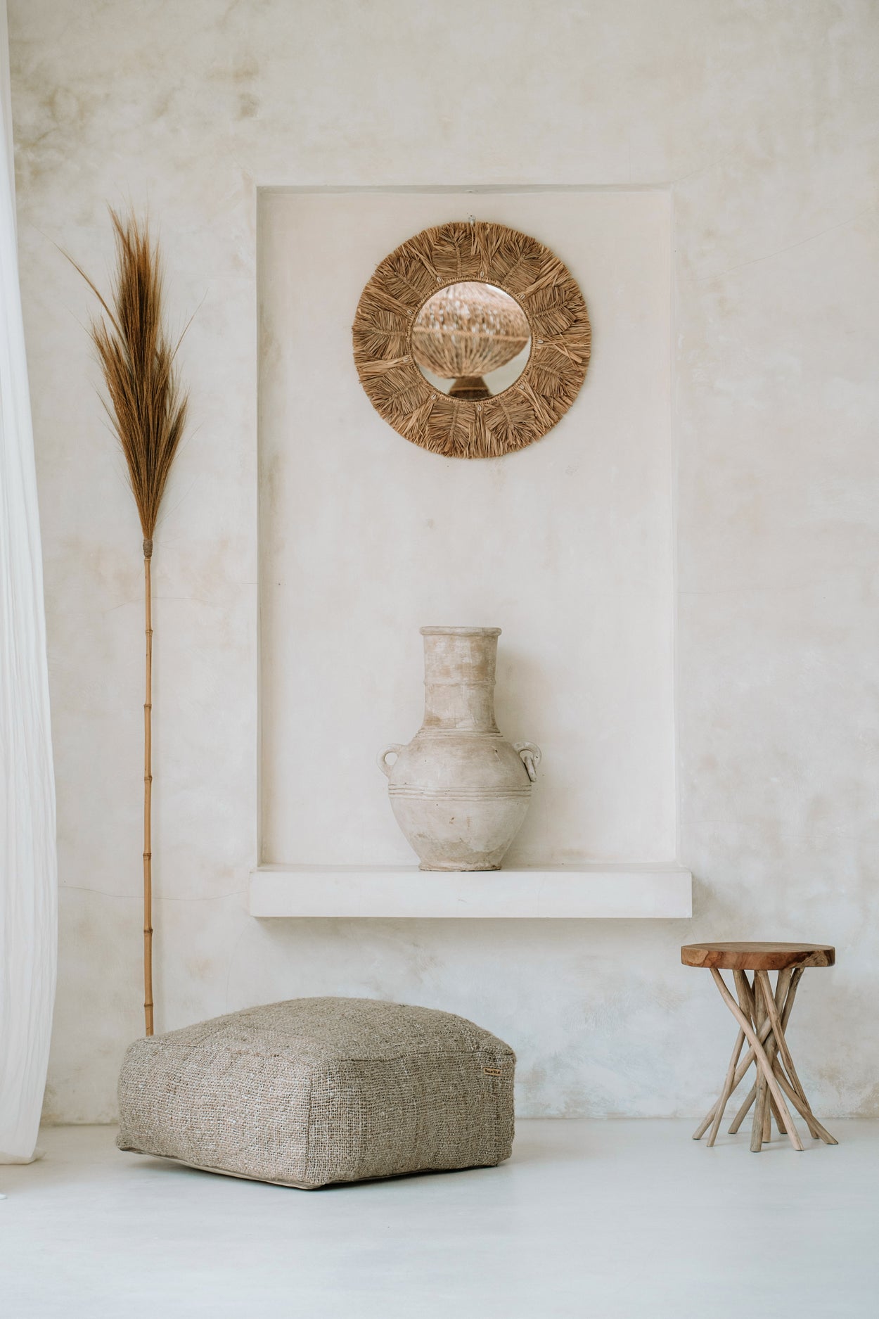 The Tulum Tropic Side Table - Natural