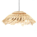 The Abaca Disc Pendant - Natural