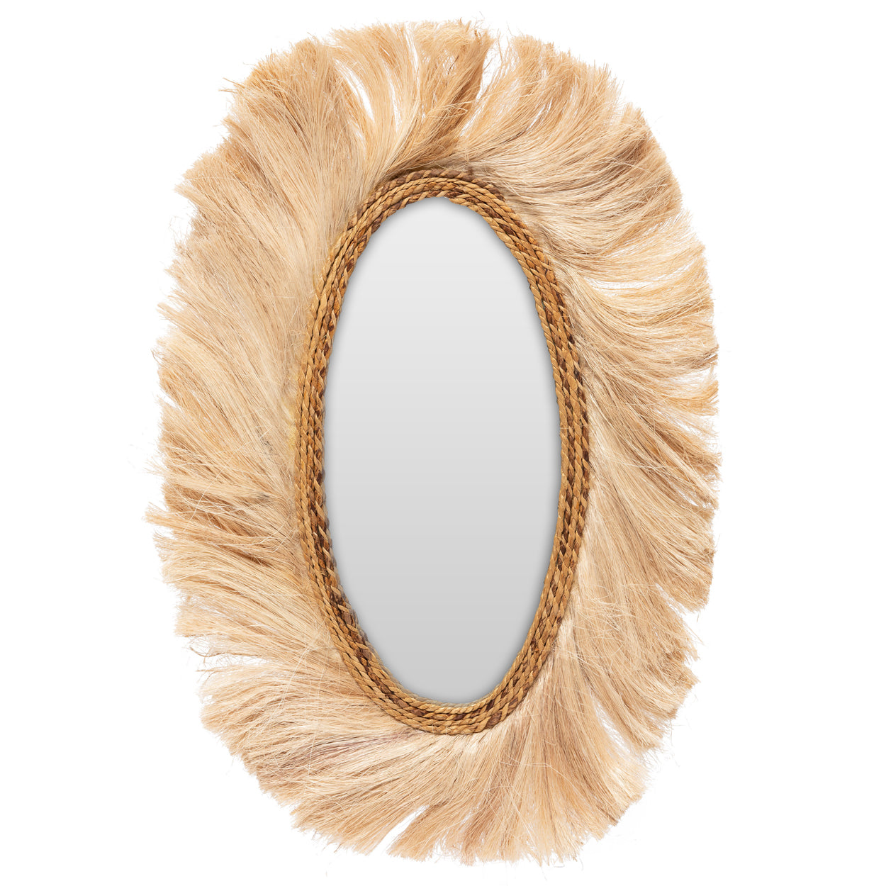 The Oval Sunrise Mirror - Natural - M