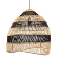 The Striped Pendant - Natural Black - L