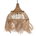 The Abaca Lotus Pendant - Natural - M