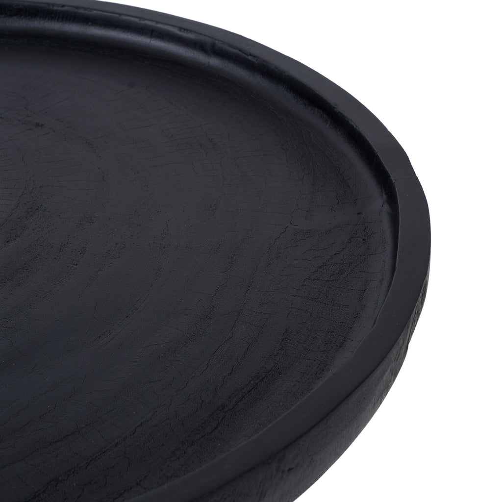 The Raya Coffee Table - Black Burnt