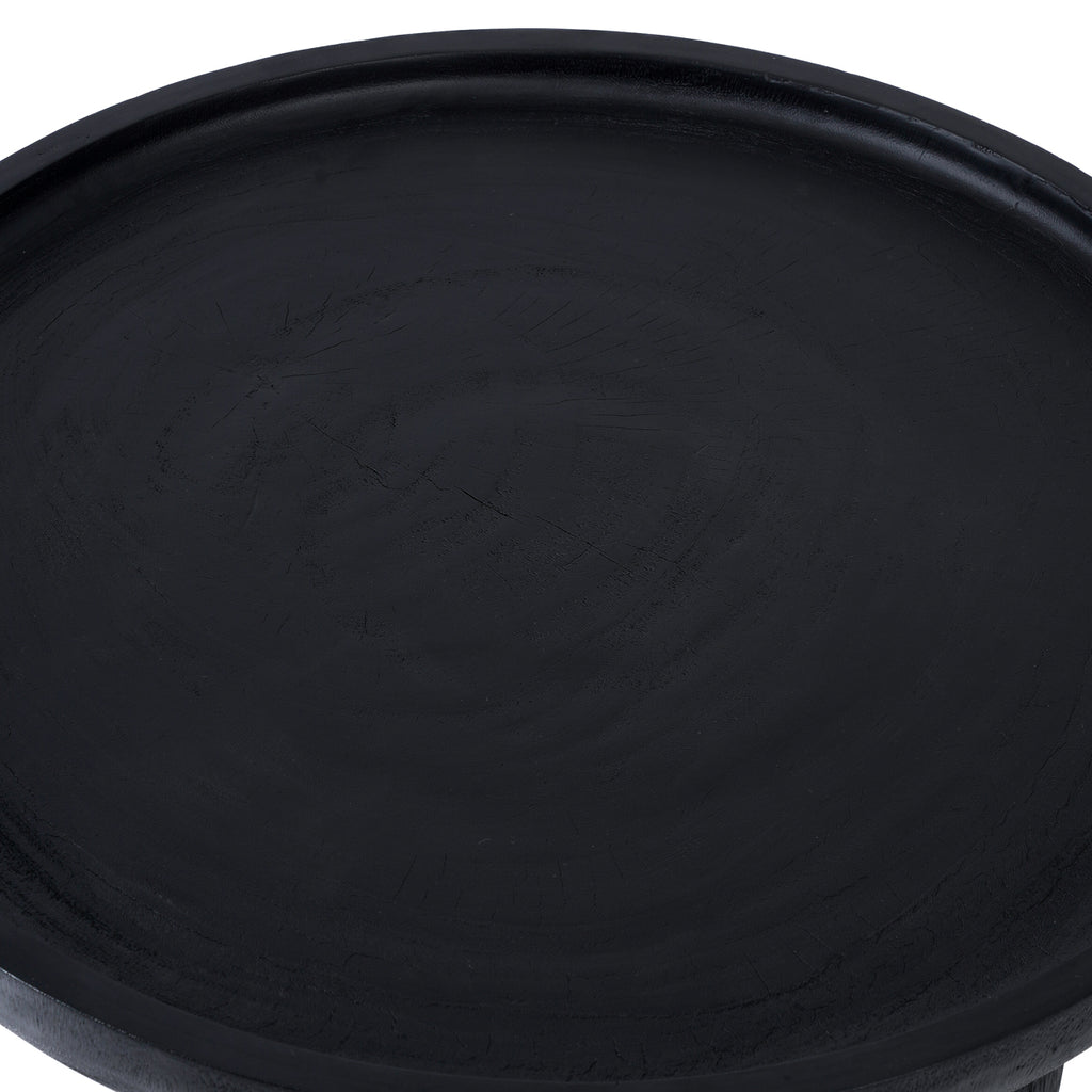 The Raya Coffee Table - Black Burnt